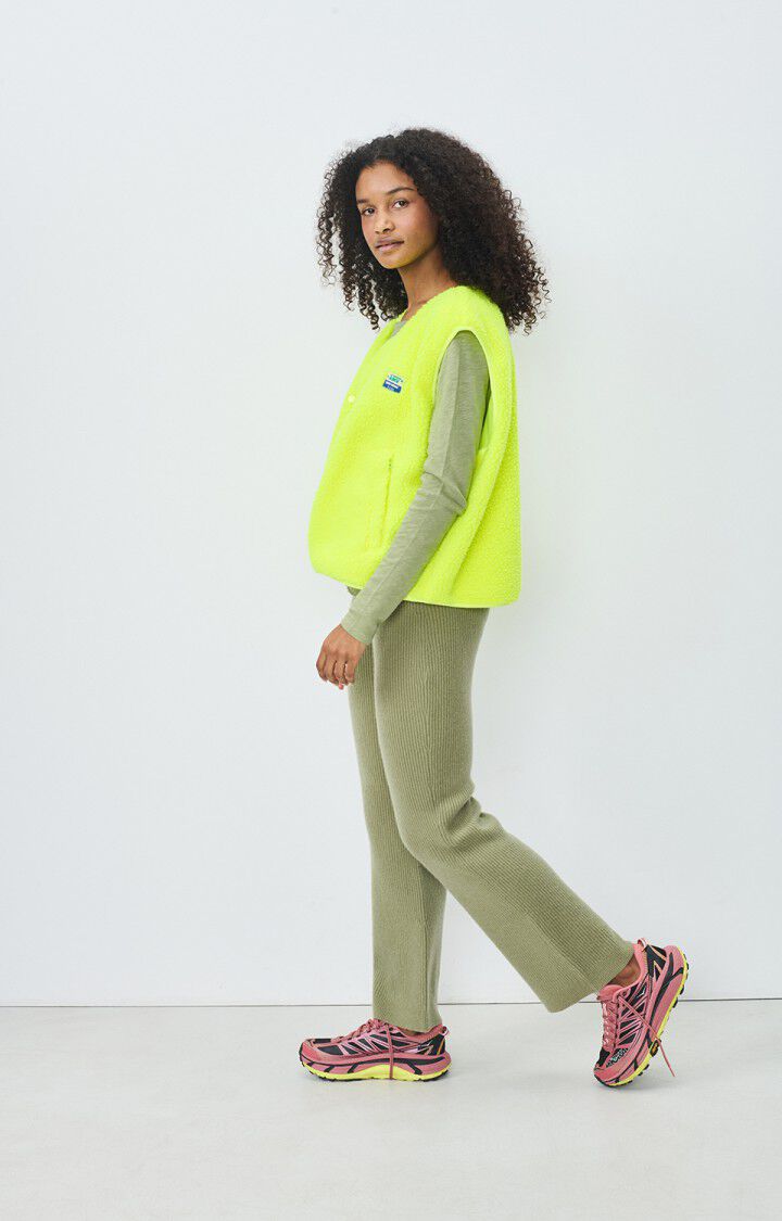 American Vintage Hoktown Gilet - Neon Yellow