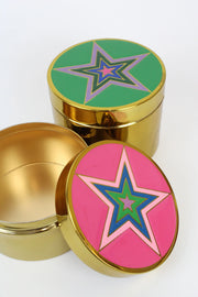 My Doris Enamel Star Gold Tins