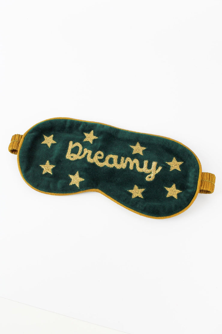 My Doris Green Velvet Dreamy Eye Mask