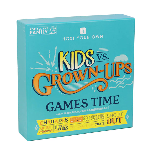 Host Your Own Kids Vs Grown Ups Board Game
