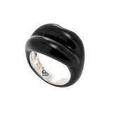 Black HOTLIPS Ring by Solange