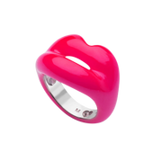 Neon Pink HOTLIPS Ring by Solange