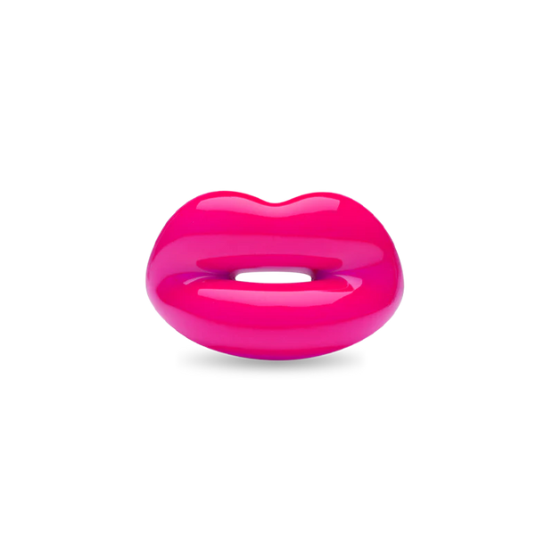 Neon Pink HOTLIPS Ring by Solange