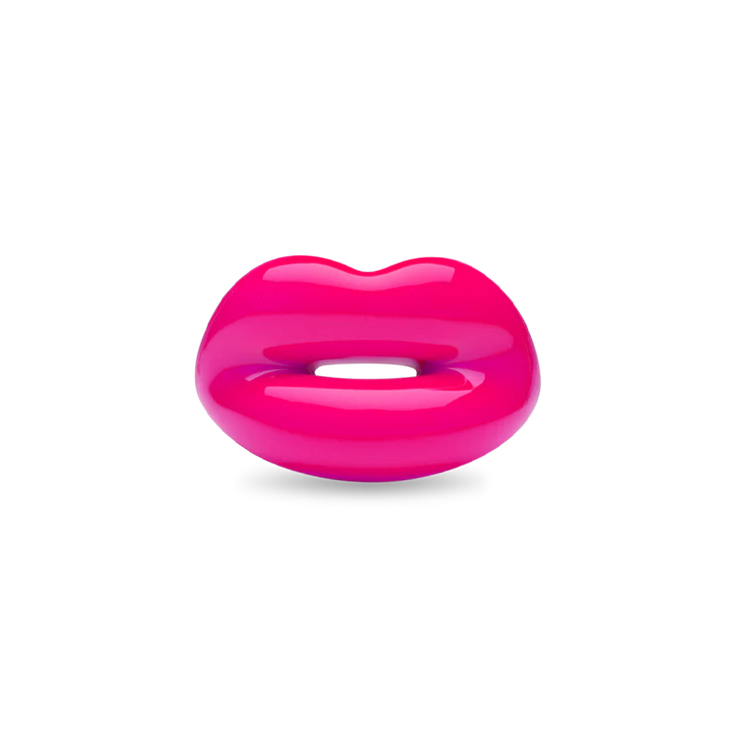 Neon Pink HOTLIPS Ring by Solange
