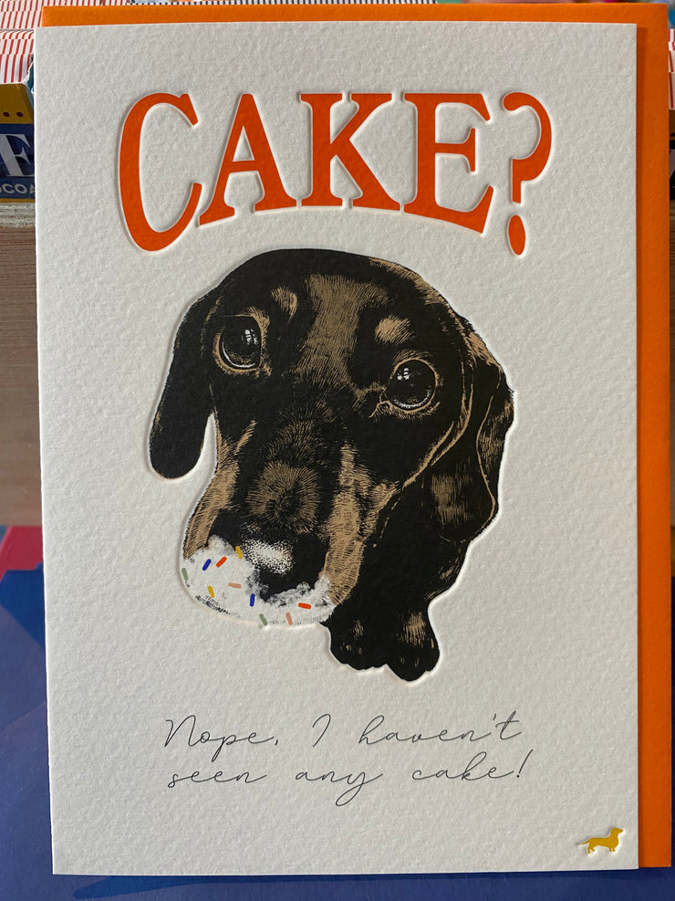 Frank - Haven't Seen Any Cake Card