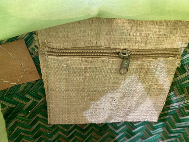 French Bliss Small Deluxe Market Basket with Topper - Green