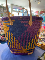 French Bliss Round Market Baskets