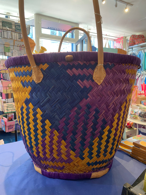 French Bliss Round Market Baskets