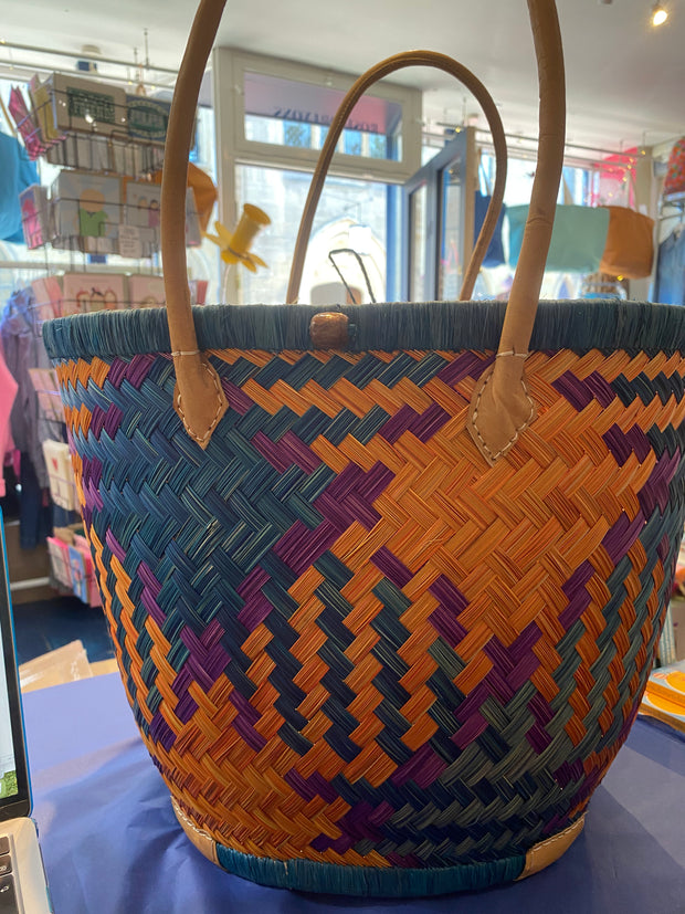 French Bliss Round Market Baskets