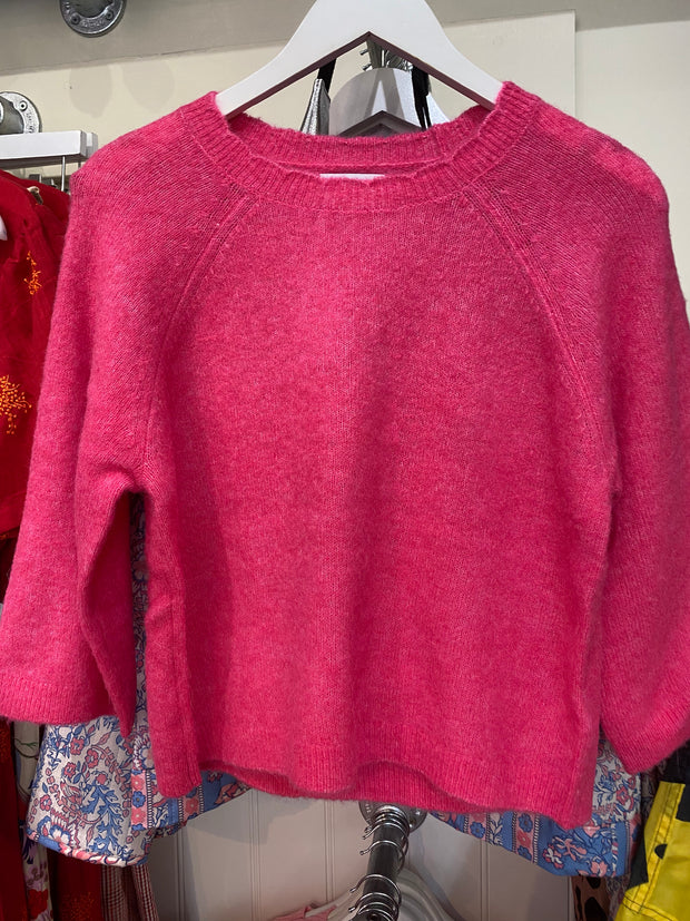 Numph Nuriette Selma Pullover - Fandango Pink