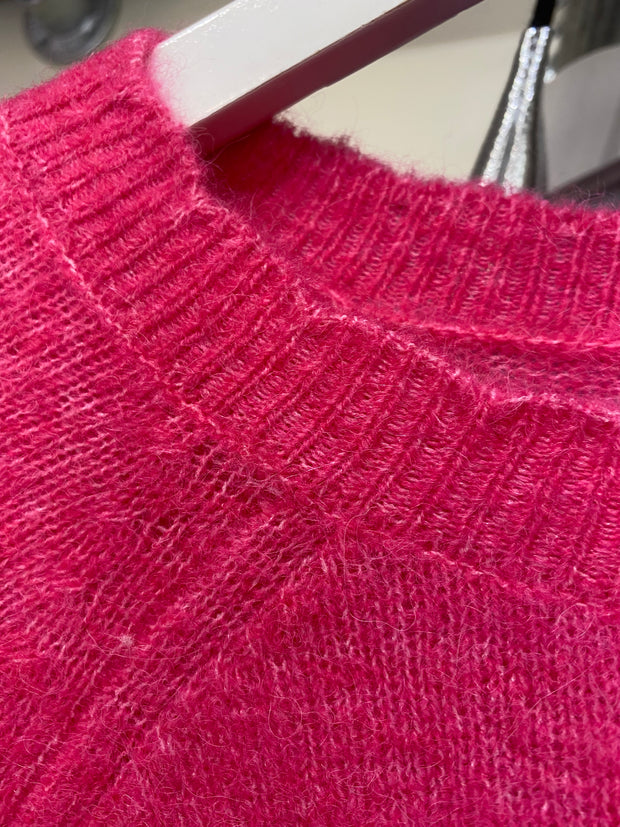 Numph Nuriette Selma Pullover - Fandango Pink