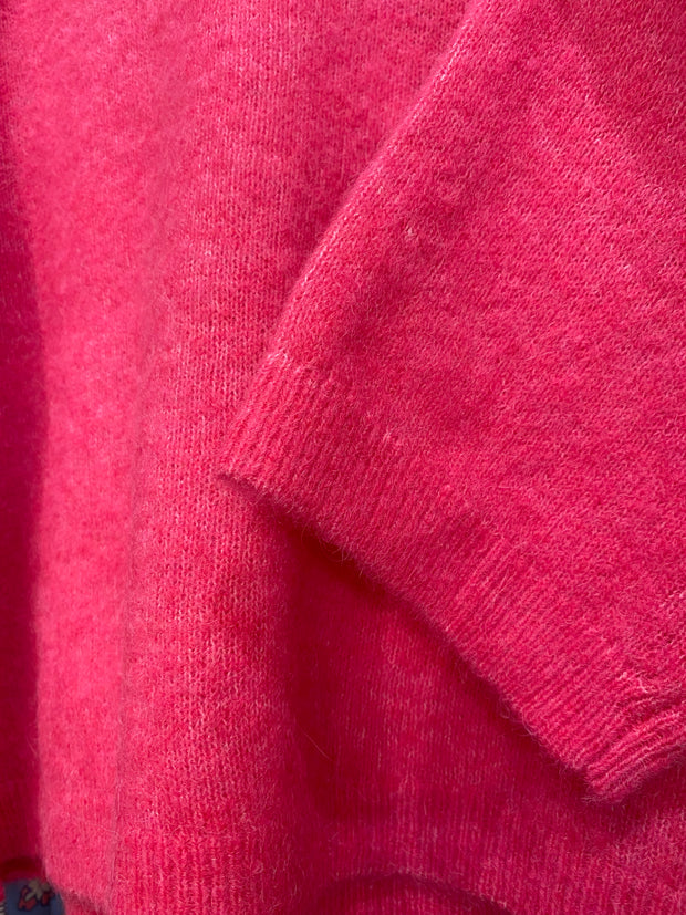 Numph Nuriette Selma Pullover - Fandango Pink