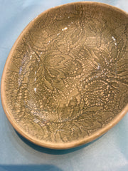 Wonki Ware Patterned Sushi Oval Dish