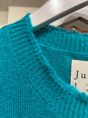 Jumper 1234 Cashmere Distressed Tank - Baikal Green
