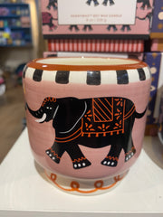 A Dopo Ceramic Candle - Elephant - Tobacco Vanilla