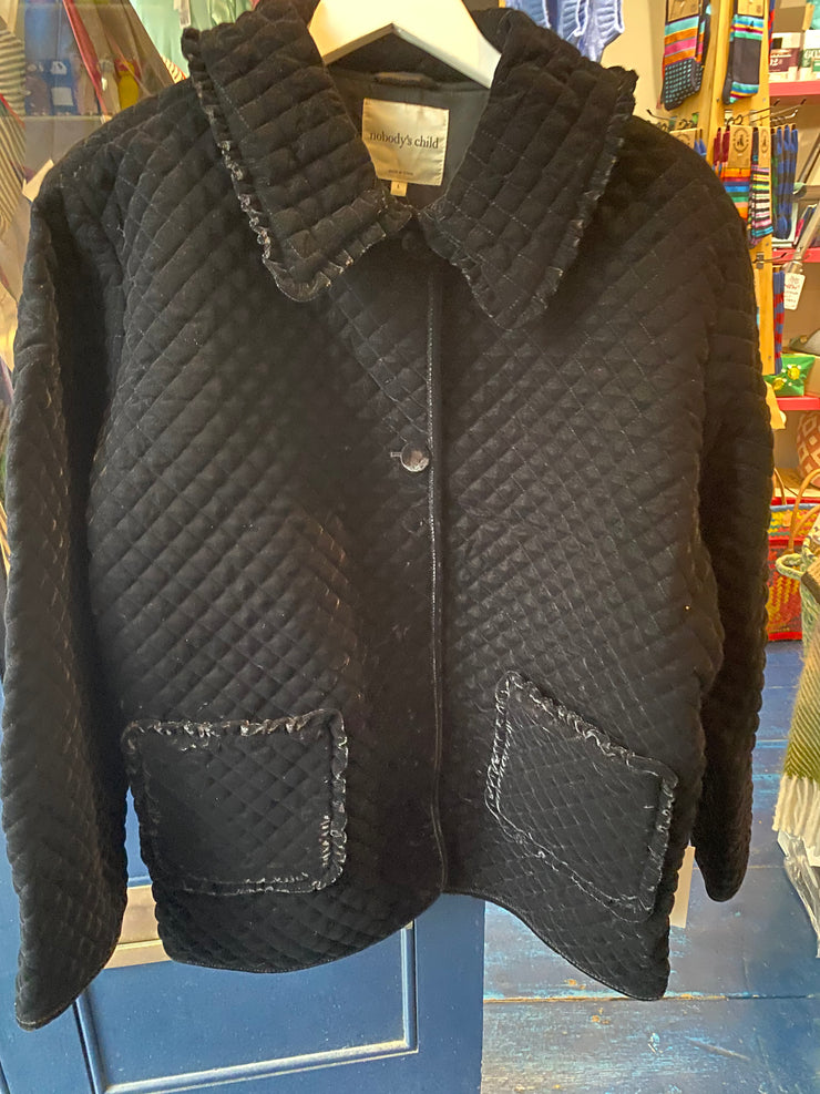 Nobody's Child Winny Velvet Quilted Jacket