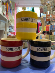 Cornishware Somerset Mugs