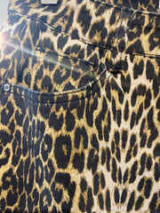Lucy Leopard Barrel Legged Jeans
