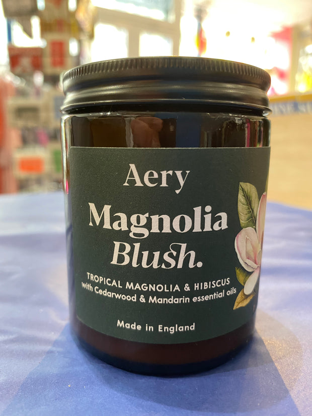 Aery Fig Magnolia Blush Jar Candle - Magnolia, Cedarwood & Mandarin