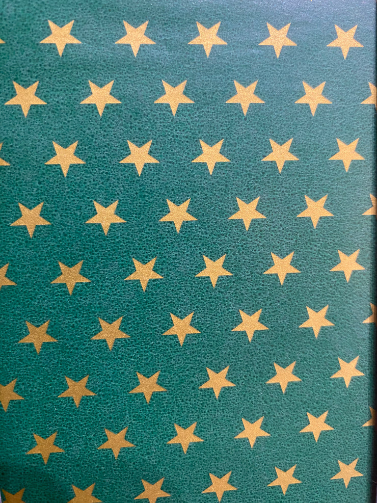 Tissue Paper - Green Stars