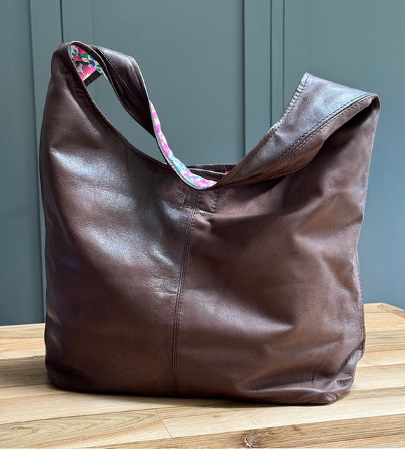 Littlebird Leather Slouch Bag