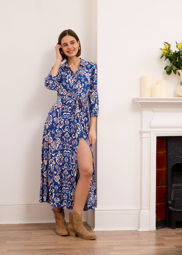 Printed Daphne Shirt Dress