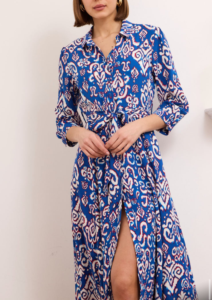 Printed Daphne Shirt Dress