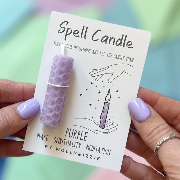 By Molly & Izzie Spell Candle - Purple