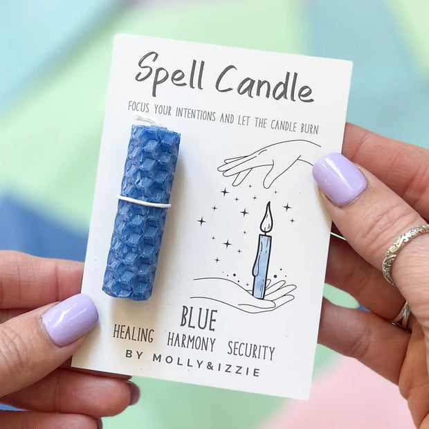 By Molly & Izzie Spell Candle - Blue