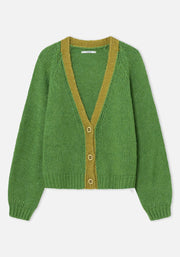 Dr Bloom Cocoon Cardigan - Green