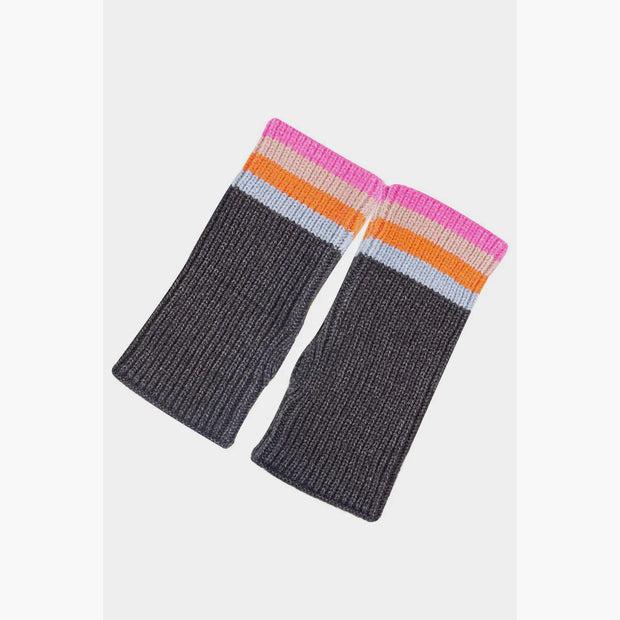 Dollie Striped Wrist Warmers
