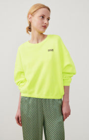 American Vintage Izubird Sweatshirt - Neon Yellow