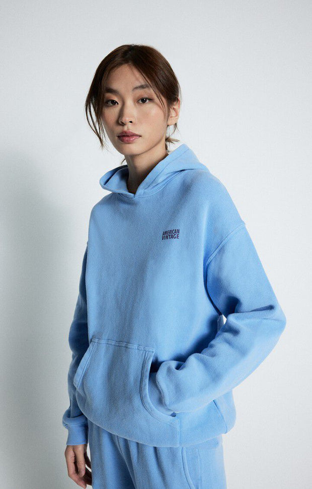 American Vintage Izubird Hoodie - Celeste Blue