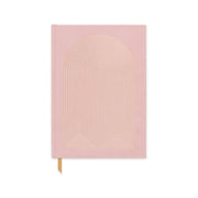 Hardcover Journal - Dusty Pink Radiant Rainbow