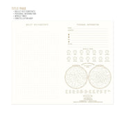 Celestial Navy Cloth Journal - Magic Eyes