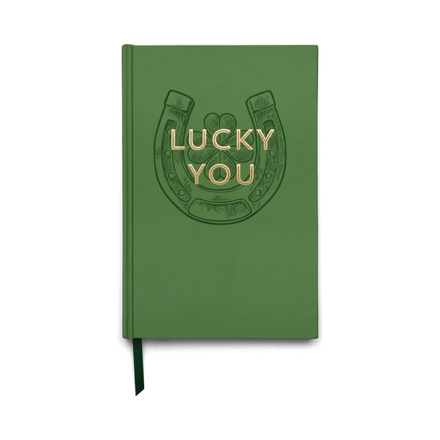Vintage Sass Hardcover Journal - Lucky You