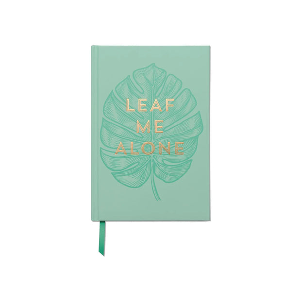 Vintage Sass Hardcover Journal - Leaf Me Alone