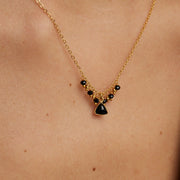 Ashiana Lacey Neckace in Black