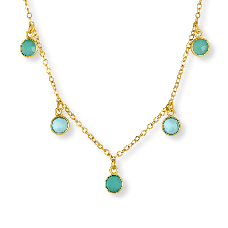 Ashiana Maeve Necklace - Aqua