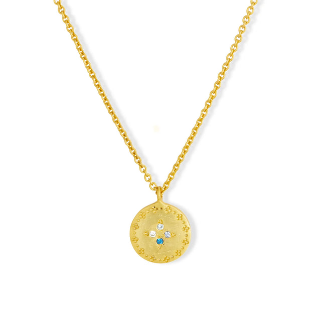 Ashiana Gemma Necklace - Blue