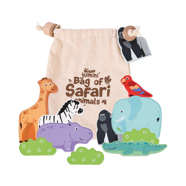 Jumini Friends Bag of Safari Animals