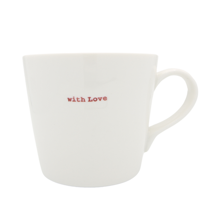 Keith Brymer Jones Large Bucket Mug - With Love