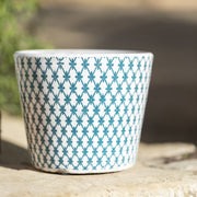 Dutch Plant Pots in Assorted Designs - Teal