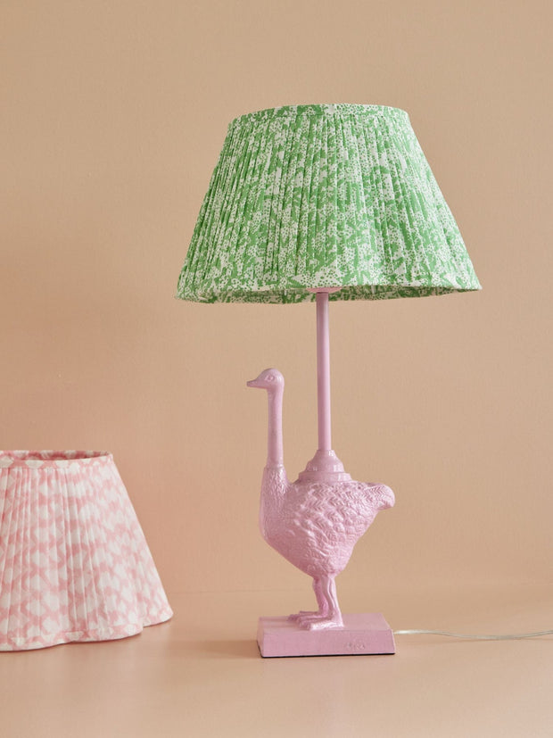 Ostrich Lamp - Soft Pink