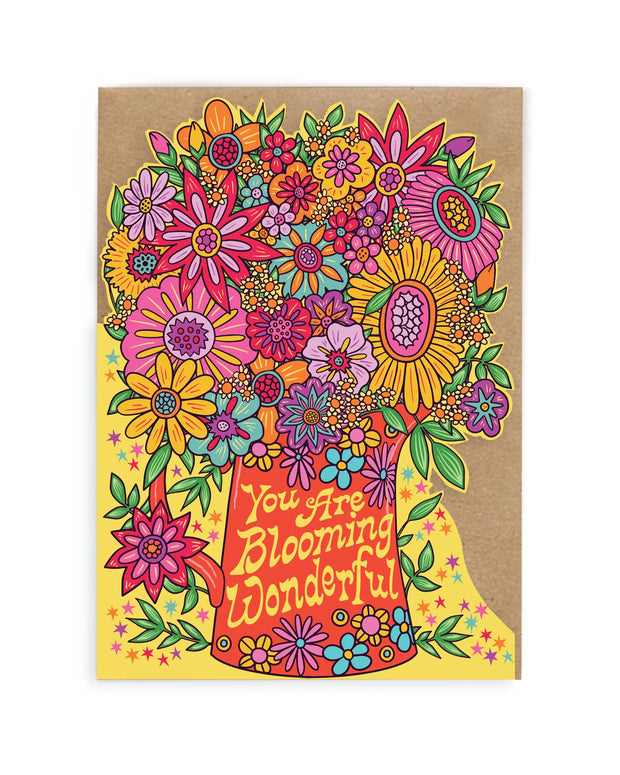 Cath Tate You Are Blooming Wonderful Card