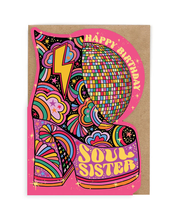 Cath Tate Happy Birthday Soul Sister Card