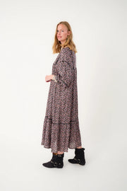 Lollys Laundry Latour Maxi Dress - Washed Black