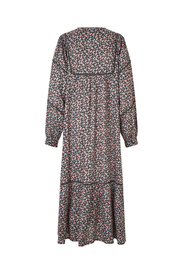 Lollys Laundry Latour Maxi Dress - Washed Black
