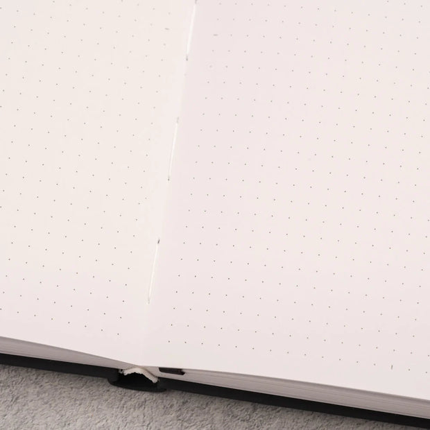 Yop & Tom Dotted Notebook - Charcoal Moon & Stars