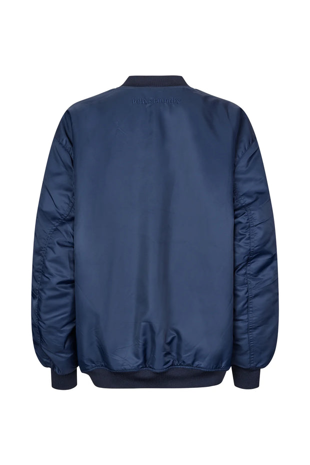 Lollys Laundry Lila Bomber Jacket - Dark Navy